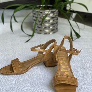 Block-heel dress sandals By San Edelman